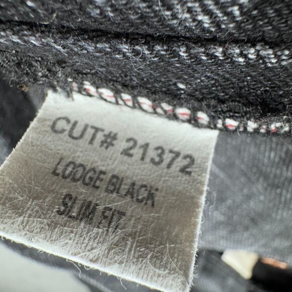 RRL Selvedge Jeans‎ Men's 28x30 Black Japanese Denim Straight Leg Faded USA - Picture 6 of 15